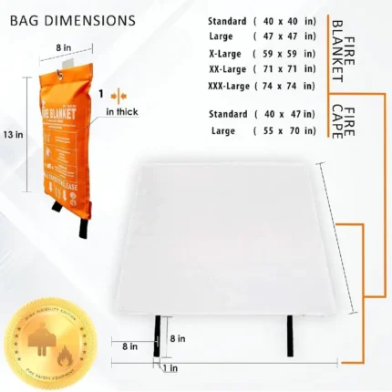 Heat Resistant Flamerex Fire Blanket 6