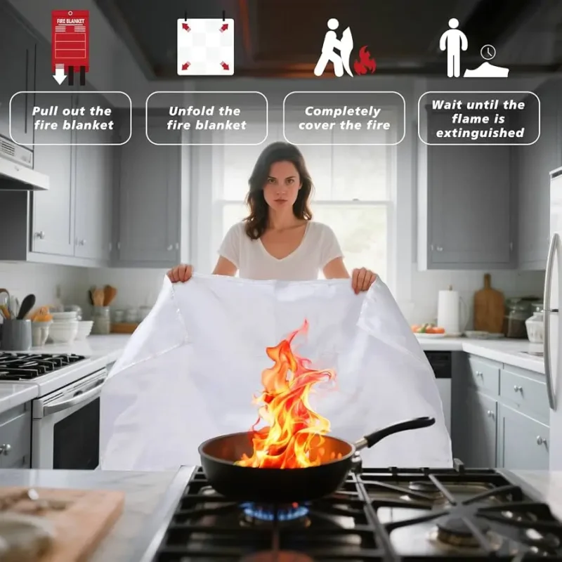 how to use a fire blanket step by step guide