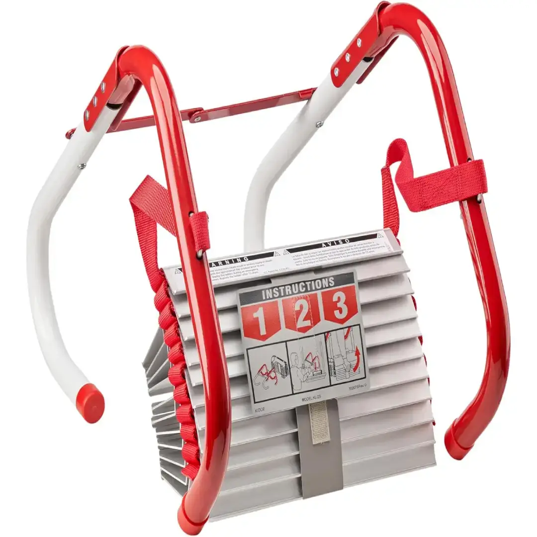 Fire Escape Ladder 1 Portable Fire Escape Ladder – 13ft 2-Story Rope Ladder | Flamerex - Image 1